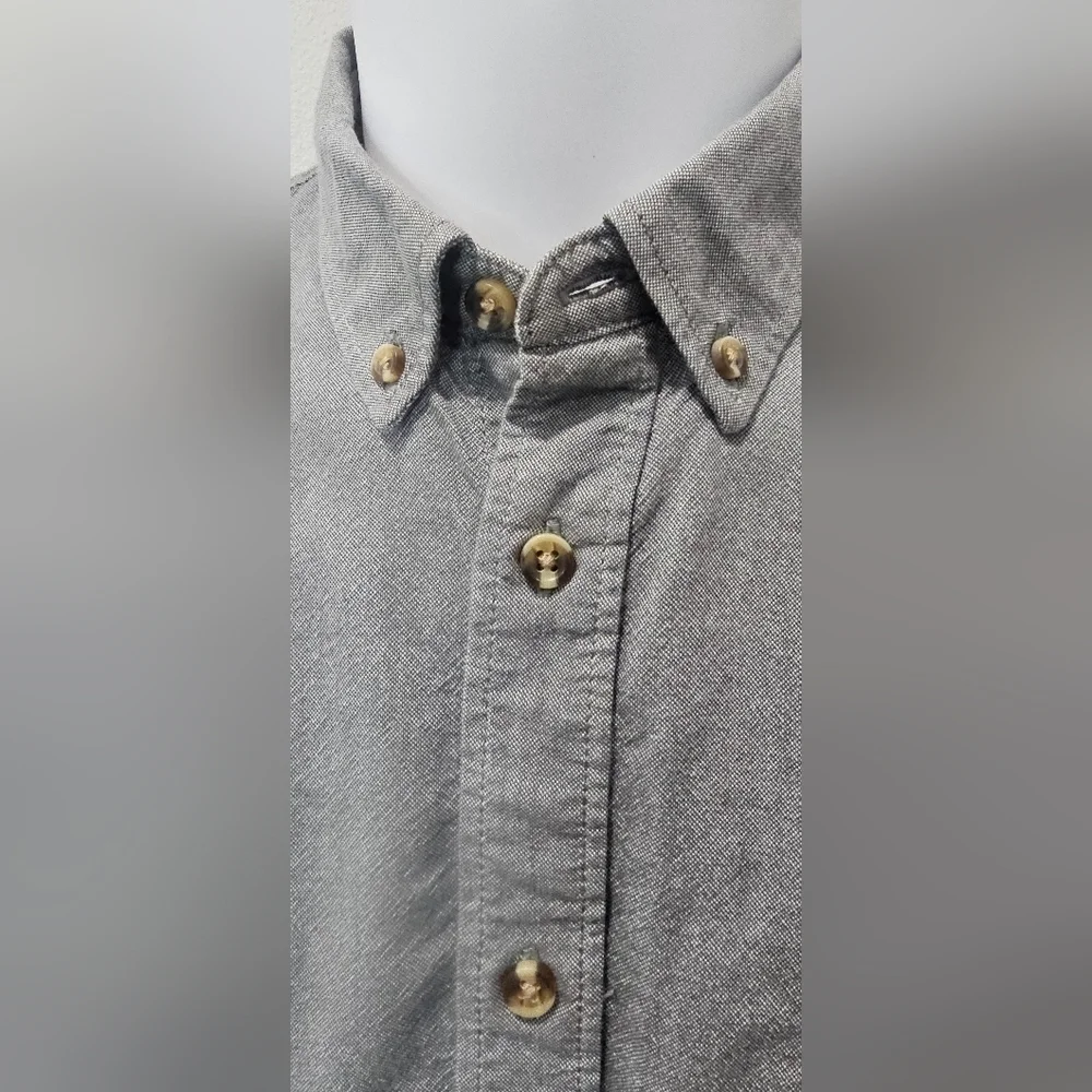 Vans Chima Ferguson Oxford Gravel Wolf Button Up Shirt Mens Sz L Skateboarding - Picture 3 of 14